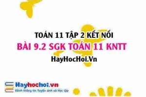 Bài 9.2 SGK Toán 11 Tập 2 Kết nối tri thức: Tính đạo hàm của hàm số bằng định nghĩa